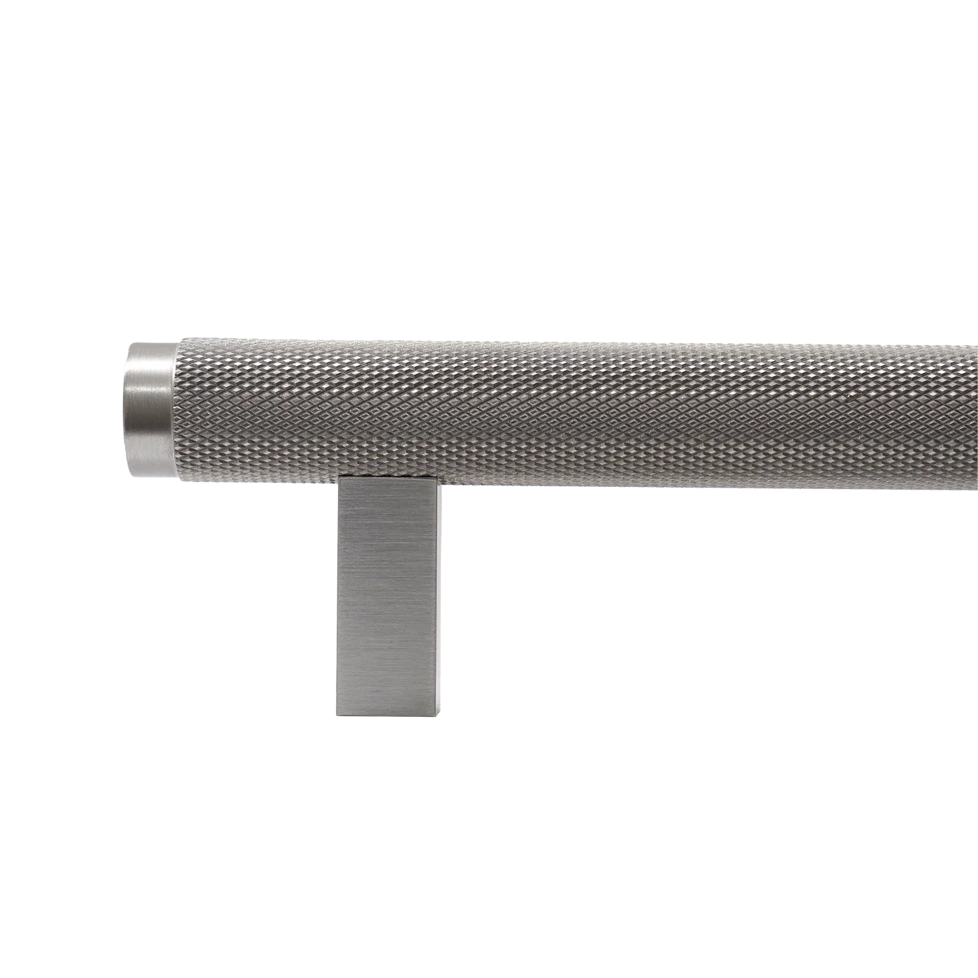 Momo Bellevue Knurled Bar Pull Solid Brass 320mm Dull Brushed Nickel