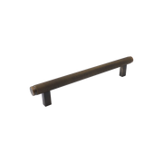 Momo Bellevue Lined Bar Pull Solid Brass 160mm Bronze