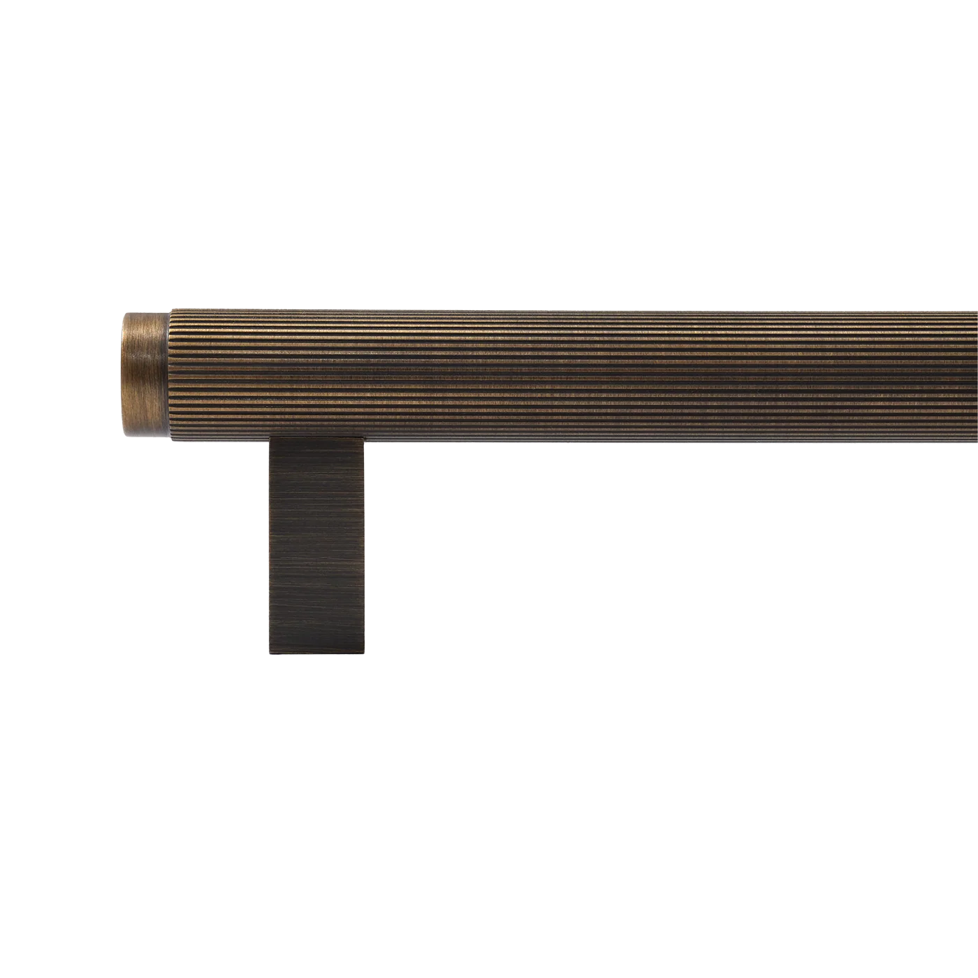 Momo Bellevue Lined Bar Pull Solid Brass 160mm Bronze