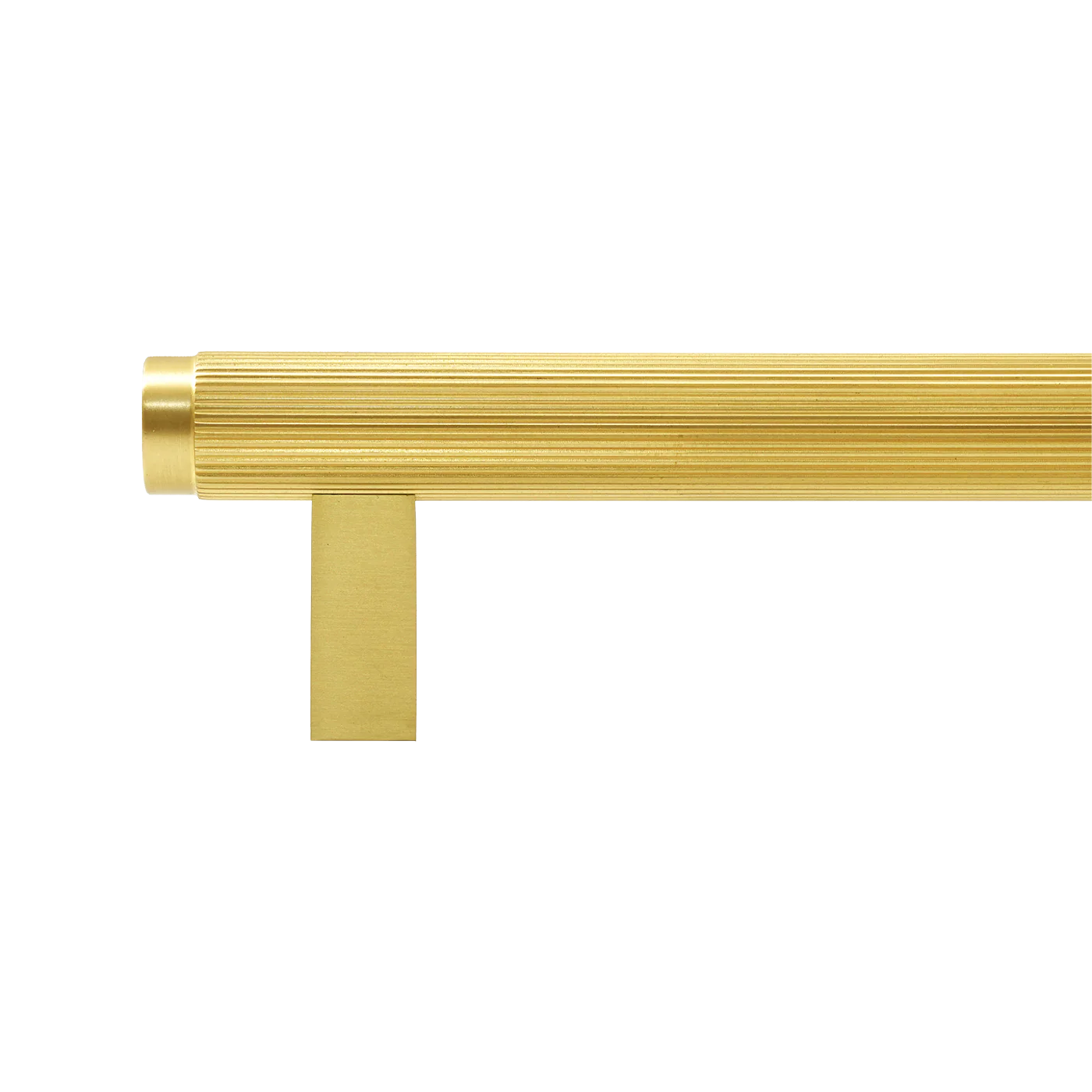 Momo Bellevue Lined Bar Pull Solid Brass 160mm Brushed Satin Brass