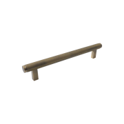 Momo Bellevue Lined Bar Pull Solid Brass 160mm Dark Brushed Brass