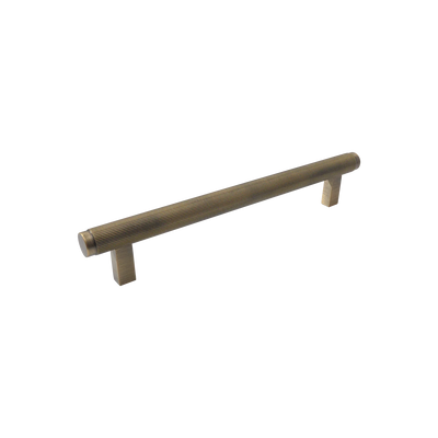 Momo Bellevue Lined Bar Pull Solid Brass 160mm Dark Brushed Brass