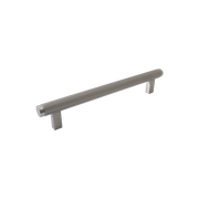 Momo Bellevue Lined Bar Pull Solid Brass 160mm Dull Brushed Nickel