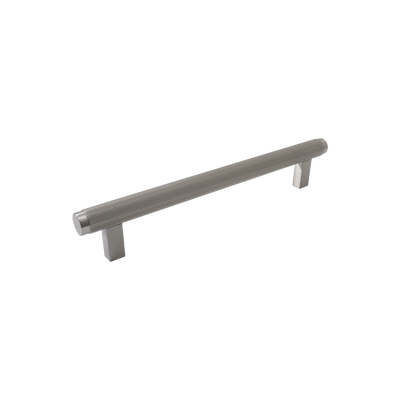 Momo Bellevue Lined Bar Pull Solid Brass 160mm Dull Brushed Nickel