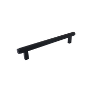 Momo Bellevue Lined Bar Pull Solid Brass 160mm Matt Black
