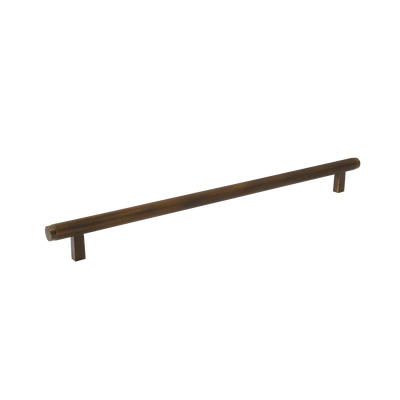 Momo Bellevue Lined Bar Pull Solid Brass 320mm Bronze