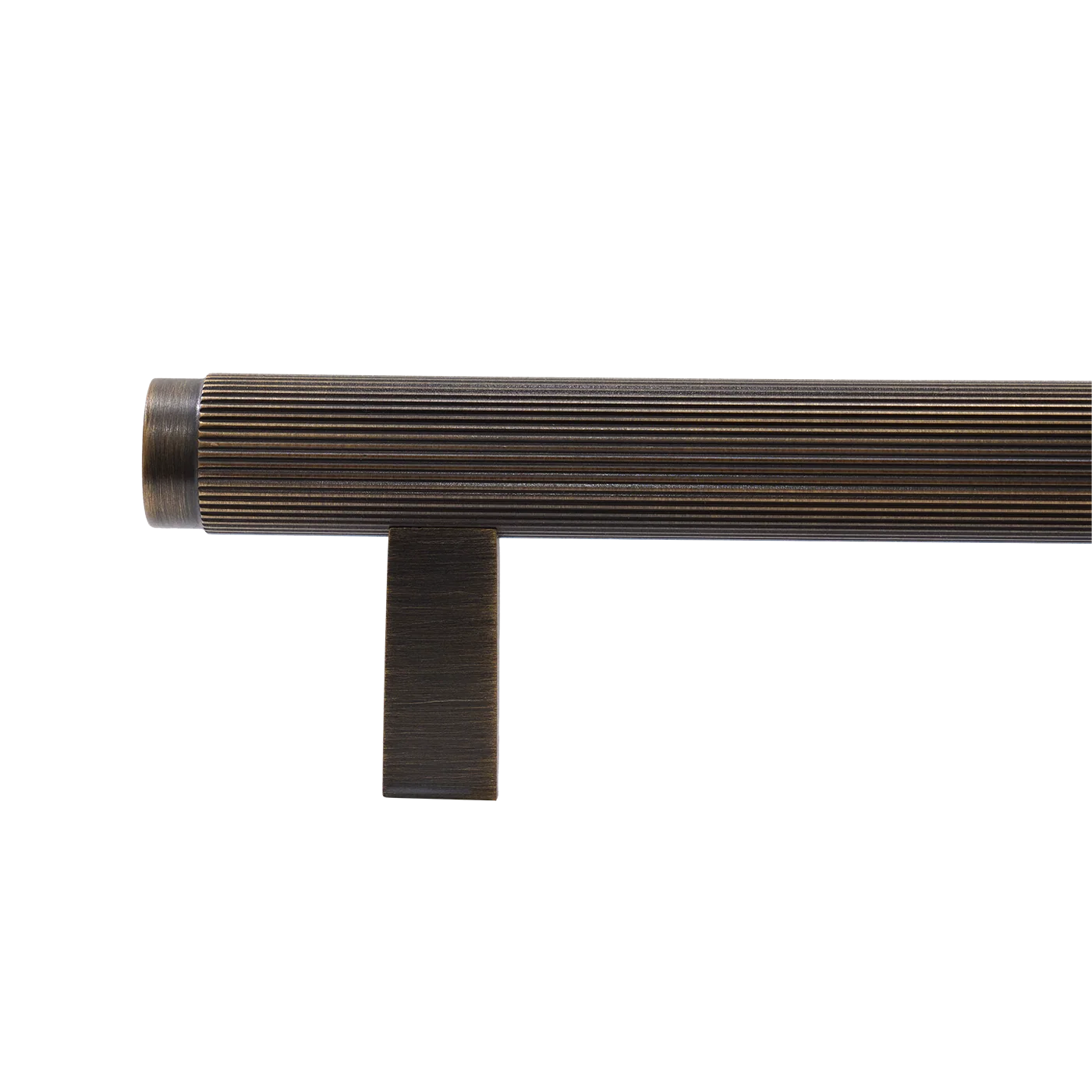 Momo Bellevue Lined Bar Pull Solid Brass 320mm Bronze