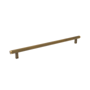 Momo Bellevue Lined Bar Pull Solid Brass 320mm Dark Brushed Brass
