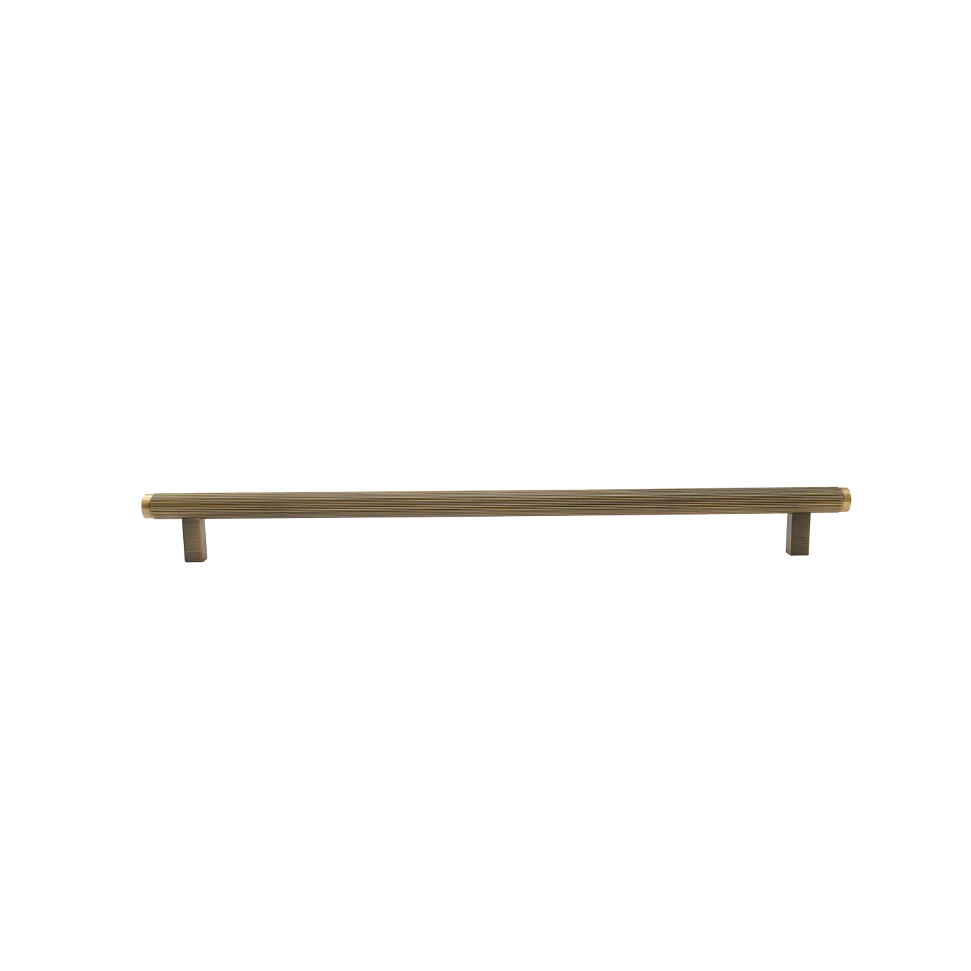 Momo Bellevue Lined Bar Pull Solid Brass 320mm Dark Brushed Brass