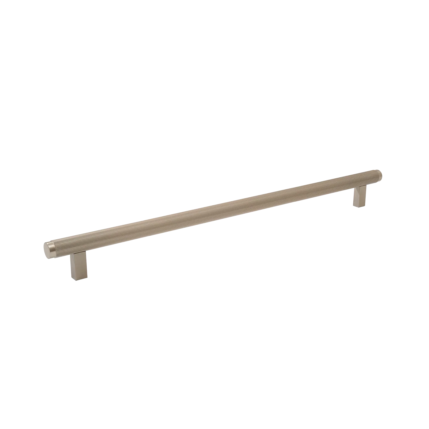 Momo Bellevue Lined Bar Pull Solid Brass 320mm Dull Brushed Nickel