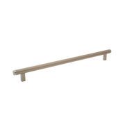 Momo Bellevue Lined Bar Pull Solid Brass 320mm Dull Brushed Nickel