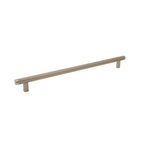 Momo Bellevue Lined Bar Pull Solid Brass 320mm Dull Brushed Nickel