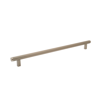 Momo Bellevue Lined Bar Pull Solid Brass 320mm Dull Brushed Nickel