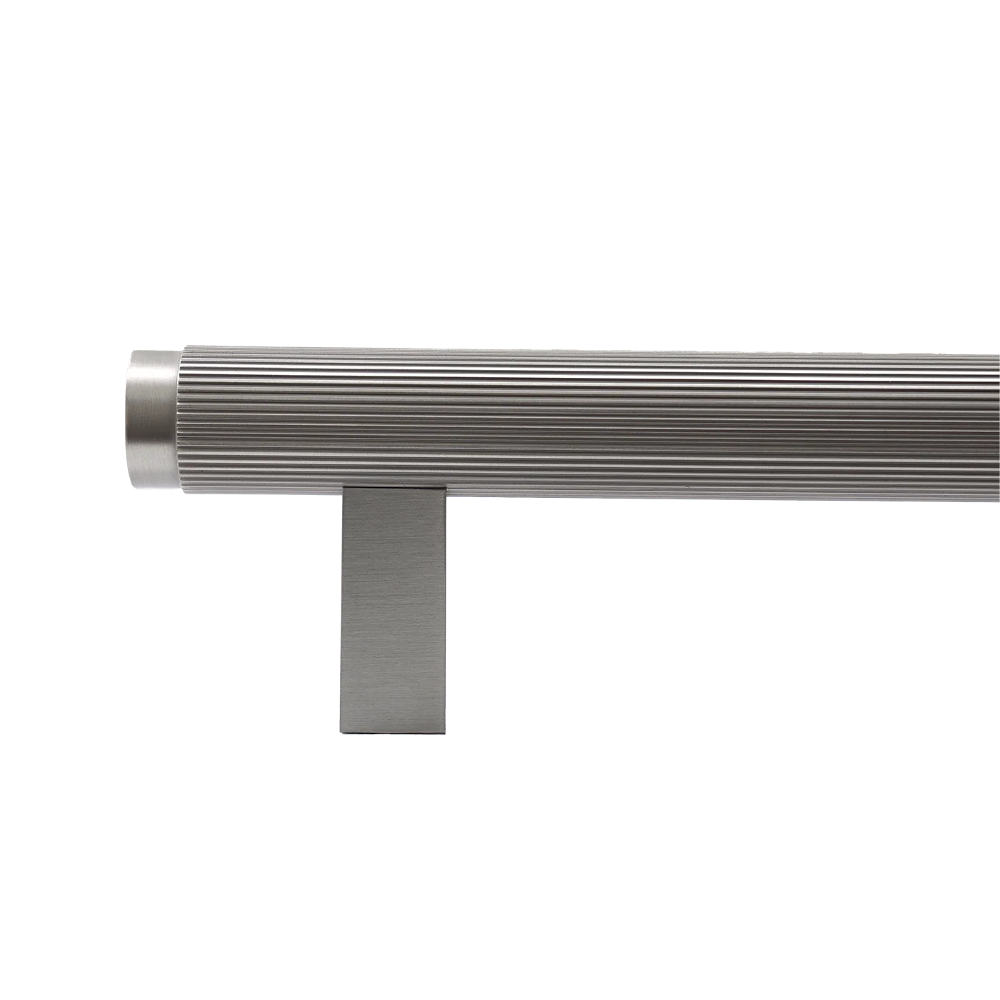Momo Bellevue Lined Bar Pull Solid Brass 320mm Dull Brushed Nickel