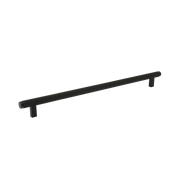 Momo Bellevue Lined Bar Pull Solid Brass 320mm Matt Black
