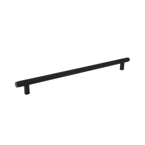 Momo Bellevue Lined Bar Pull Solid Brass 320mm Matt Black