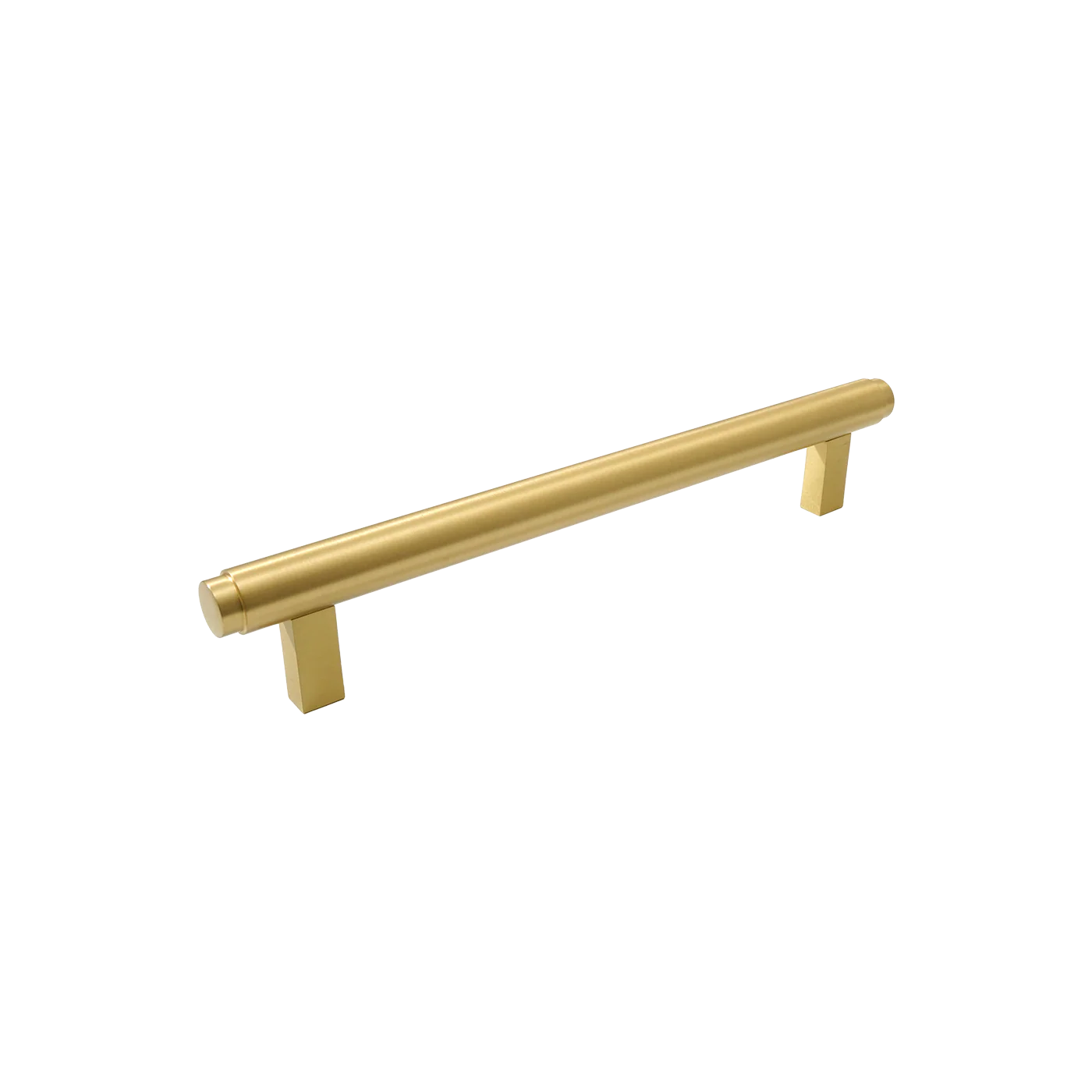 Momo Bellevue Plain Bar Pull Solid Brass 160mm Brushed Satin Brass