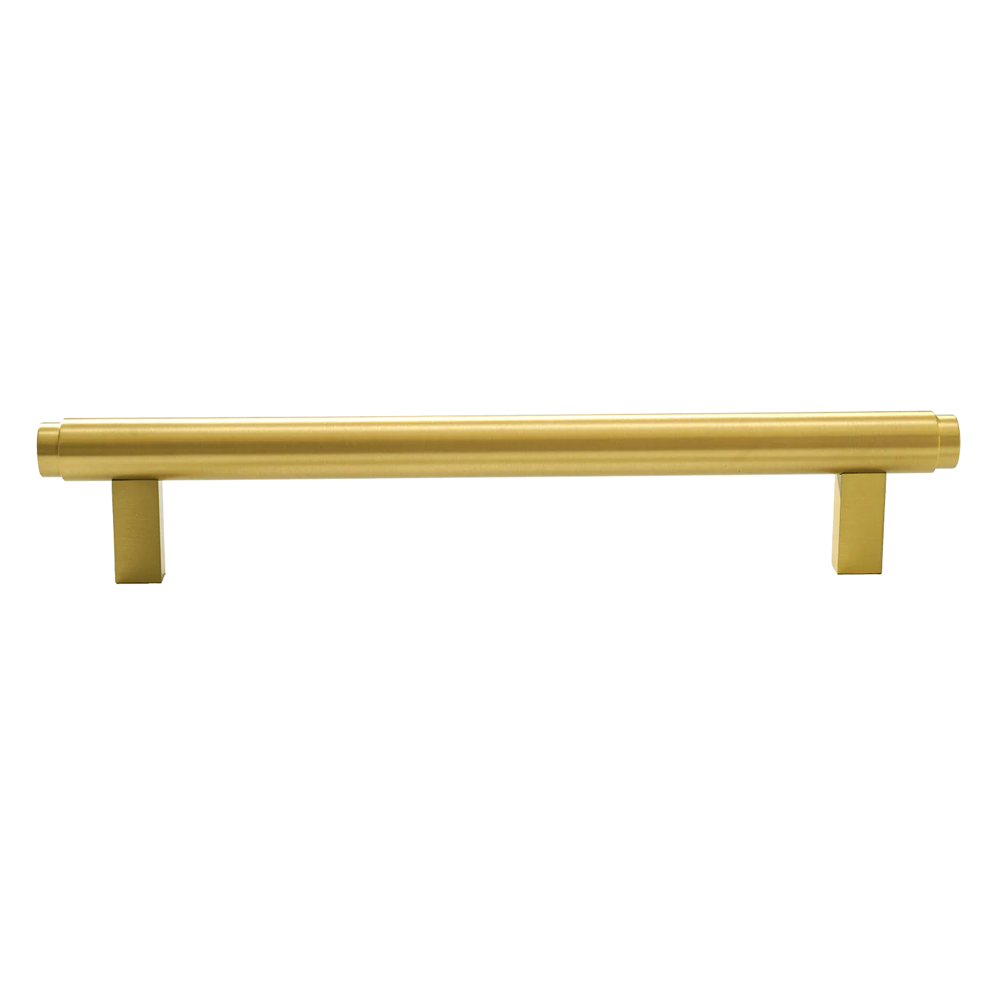 Momo Bellevue Plain Bar Pull Solid Brass 160mm Brushed Satin Brass