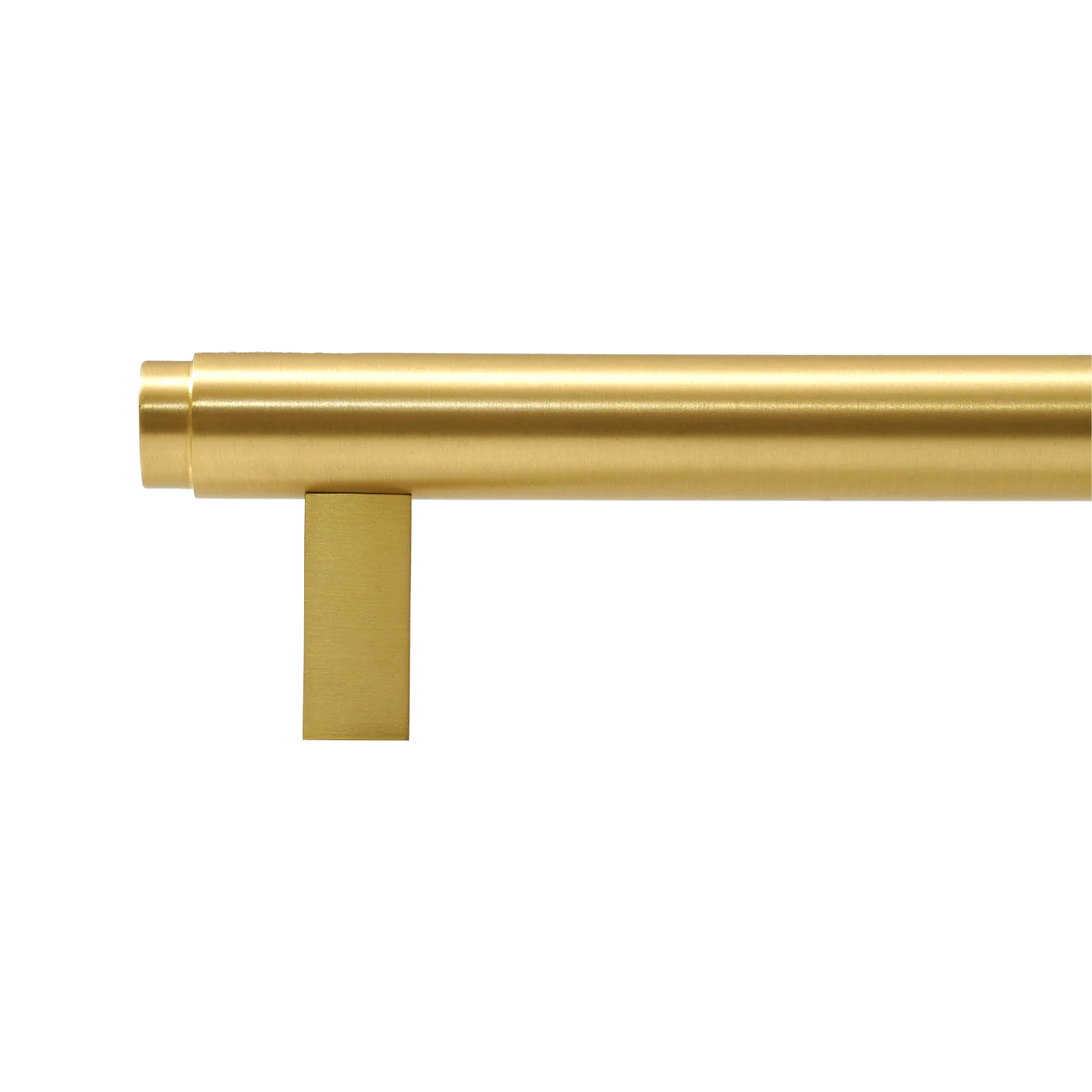 Momo Bellevue Plain Bar Pull Solid Brass 160mm Brushed Satin Brass