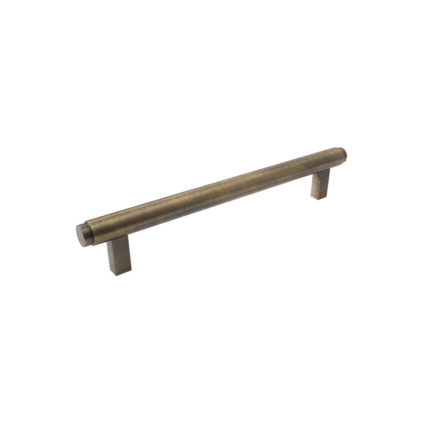 Momo Bellevue Plain Bar Pull Solid Brass 160mm Dark Brushed Brass