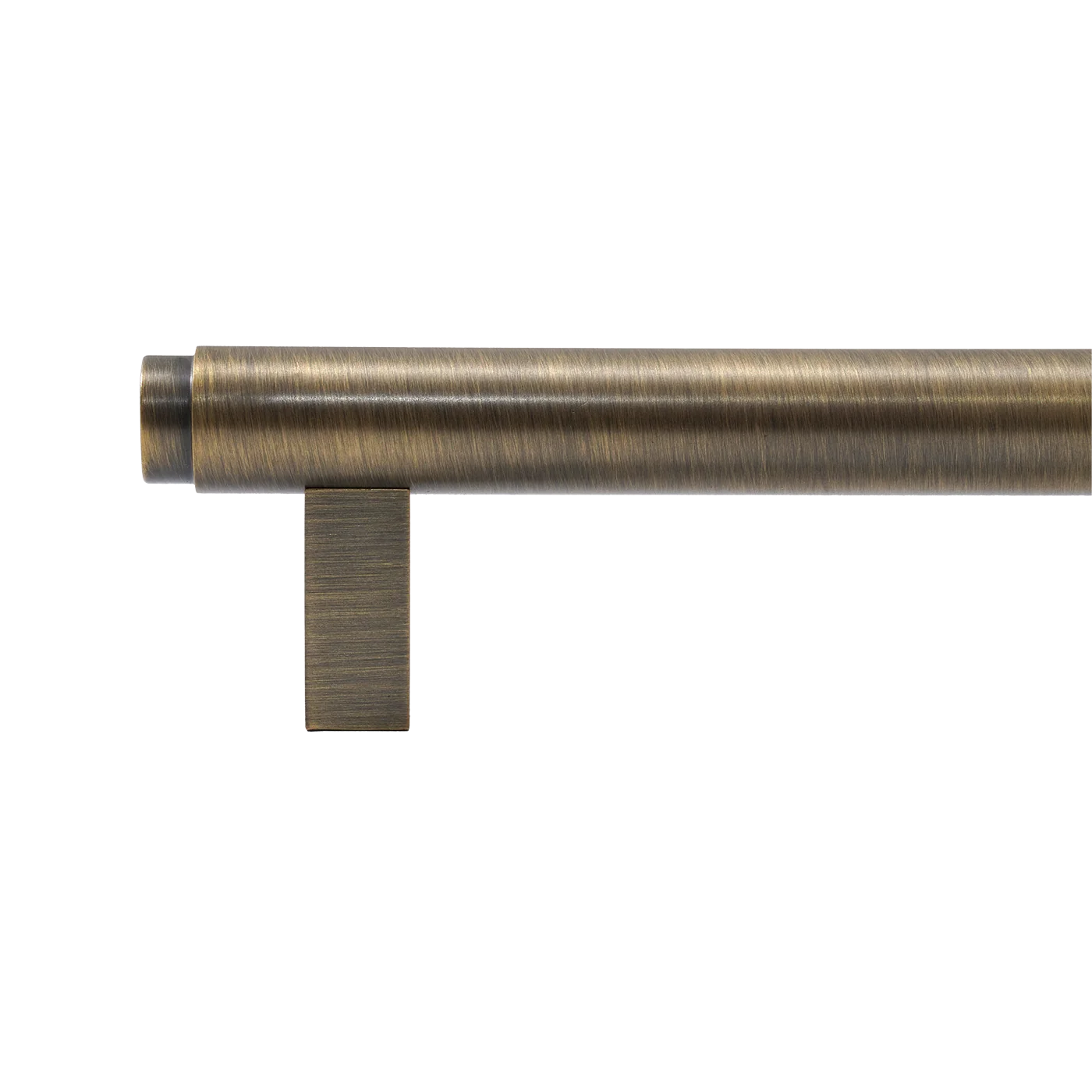 Momo Bellevue Plain Bar Pull Solid Brass 160mm Dark Brushed Brass