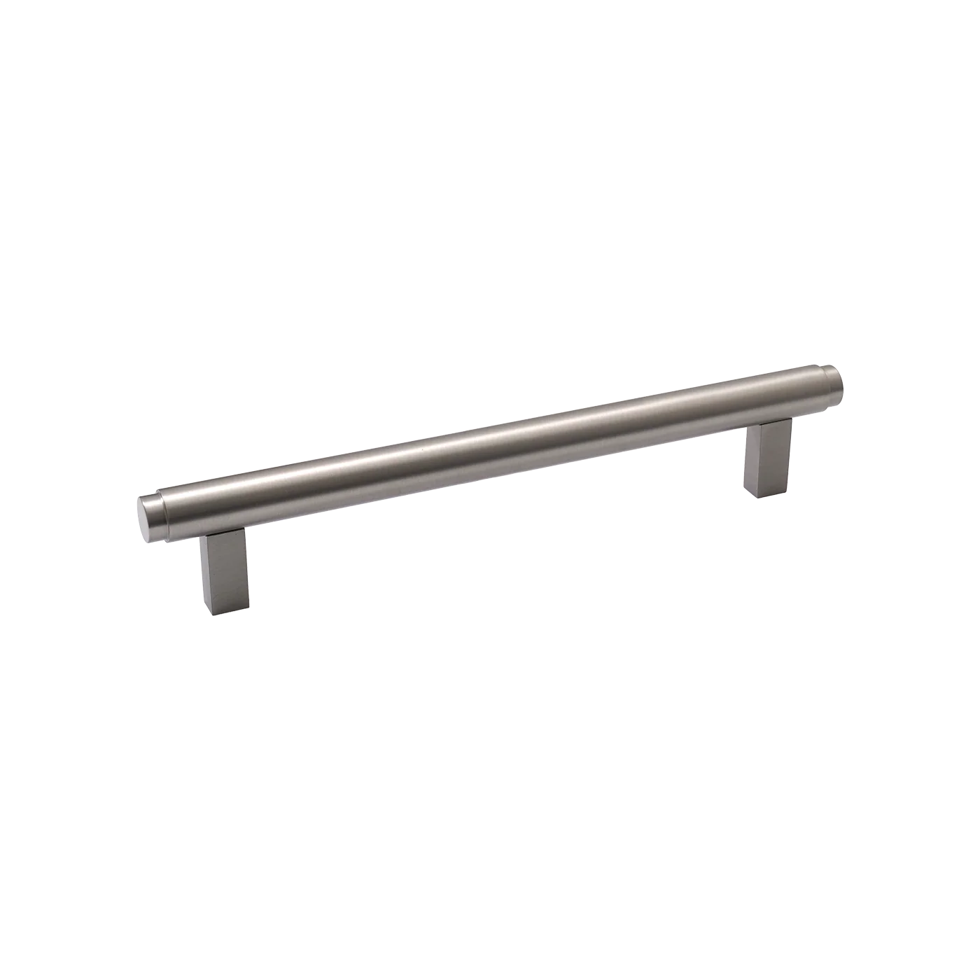 Momo Bellevue Plain Bar Pull Solid Brass 160mm Dull Brushed Nickel