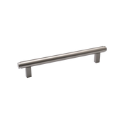 Momo Bellevue Plain Bar Pull Solid Brass 160mm Dull Brushed Nickel
