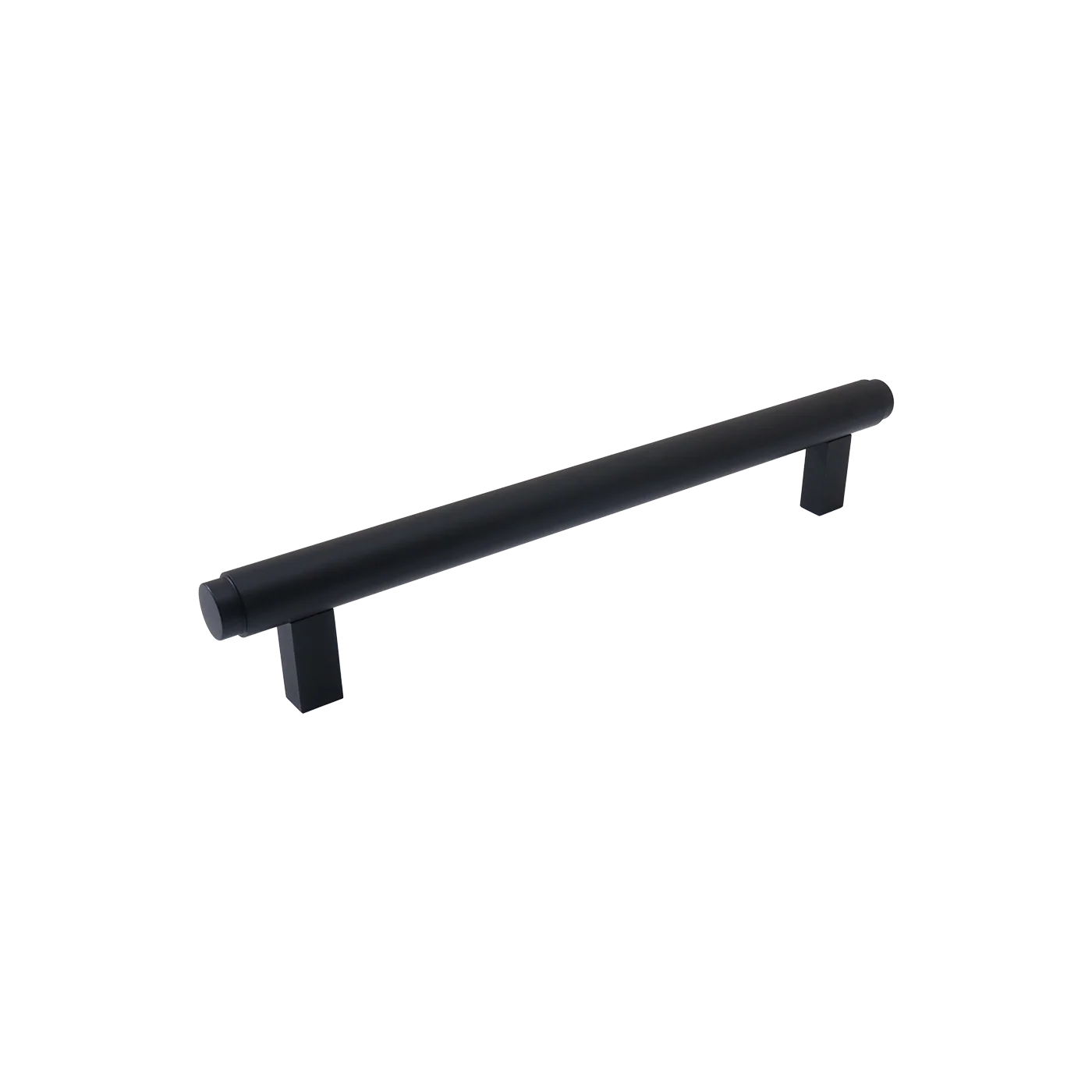 Momo Bellevue Plain Bar Pull Solid Brass 160mm Matt Black
