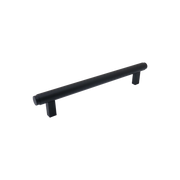 Momo Bellevue Plain Bar Pull Solid Brass 160mm Matt Black