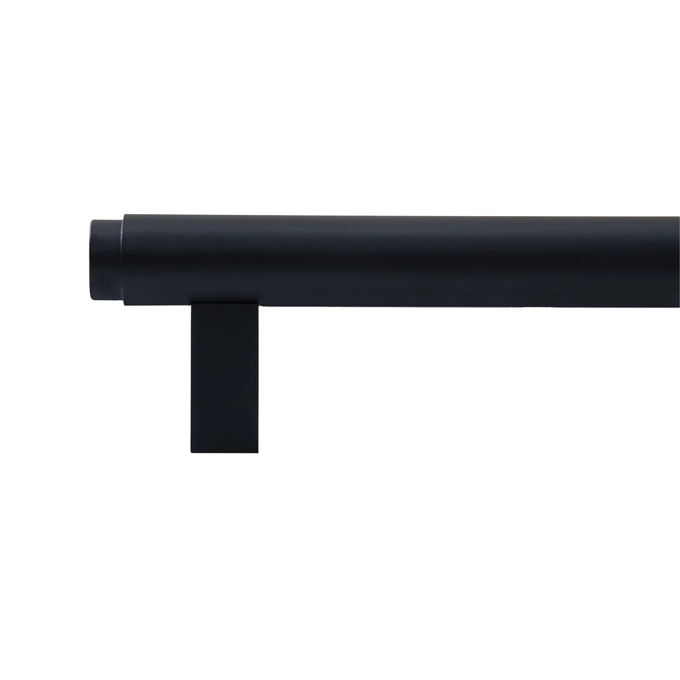 Momo Bellevue Plain Bar Pull Solid Brass 160mm Matt Black