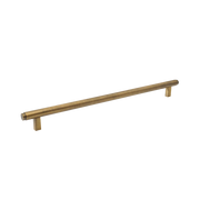 Momo Bellevue Plain Bar Pull Solid Brass 320mm Dark Brushed Brass