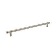 Momo Bellevue Plain Bar Pull Solid Brass 320mm Dull Brushed Nickel