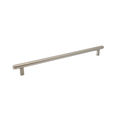 Momo Bellevue Plain Bar Pull Solid Brass 320mm Dull Brushed Nickel