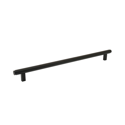 Momo Bellevue Plain Bar Pull Solid Brass 320mm Matt Black