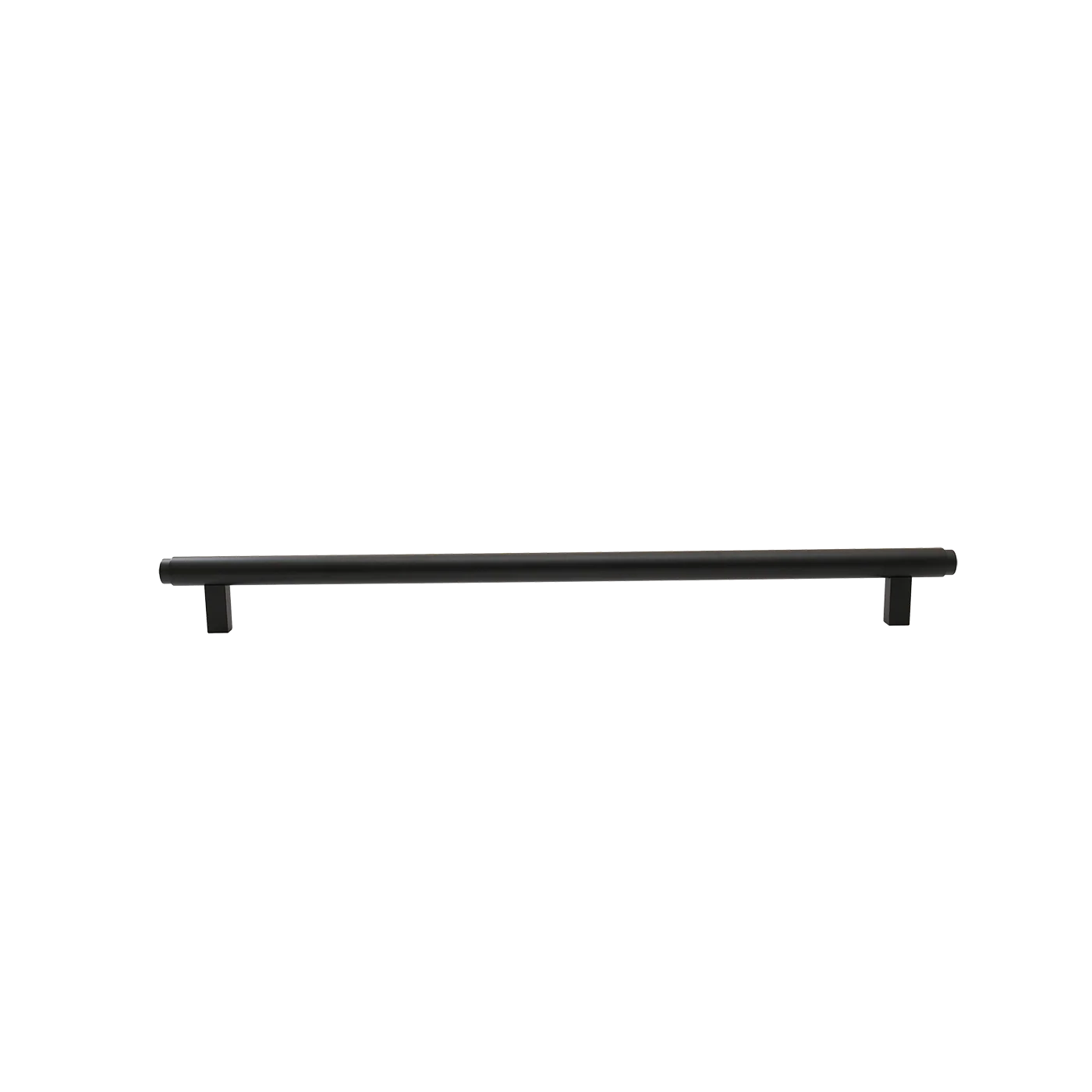 Momo Bellevue Plain Bar Pull Solid Brass 320mm Matt Black