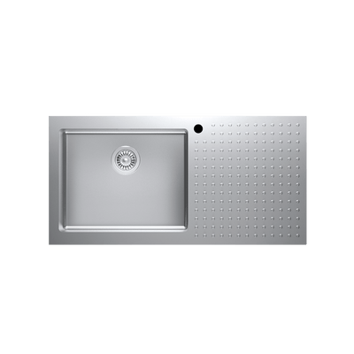 Abey Barazza Select 100 Single Bowl Sink With Drainer