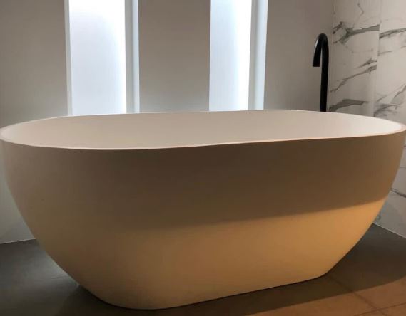 Pietra Bianca Bella Freestanding Bath