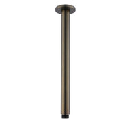 Modern National Round Ceiling Shower Arm 300mm - Antique Brass