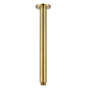 Modern National Round Ceiling Shower Arm 300mm - Brushed Bronze