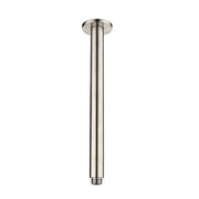 Modern National Round Ceiling Shower Arm 300mm - Brushed Nickel