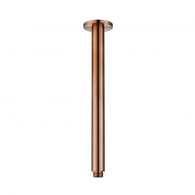 Modern National Round Ceiling Shower Arm 300mm - Champagne