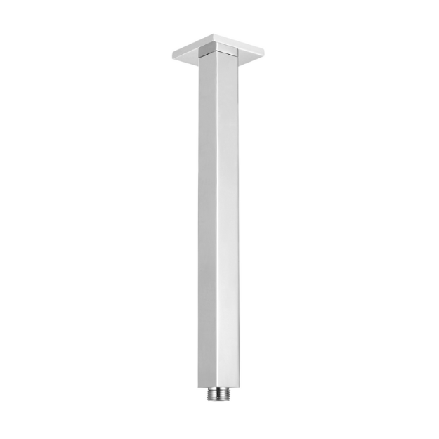 Modern National Square Ceiling Shower Arm 300mm - Chrome