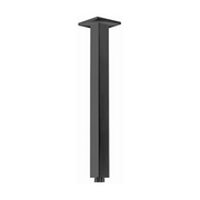 Modern National Square Ceiling Shower Arm 300mm - Matte Black
