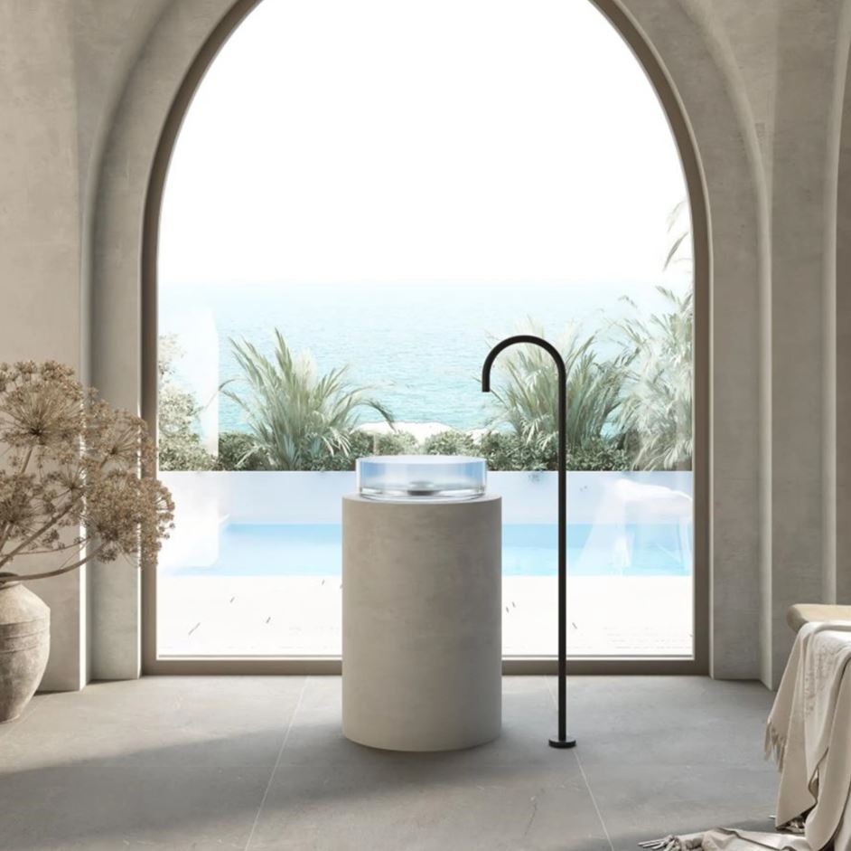 Cassa Design Wow Round Translucency Resin Stone Basin