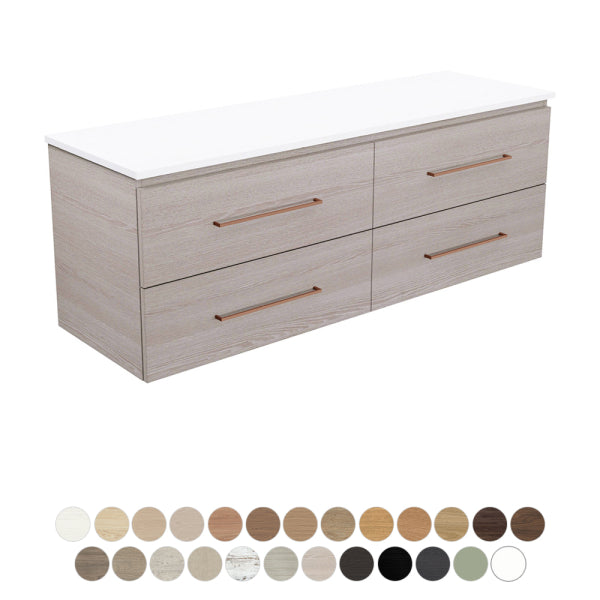 Fienza Carmen Wall Hung All Drawer Vanity
