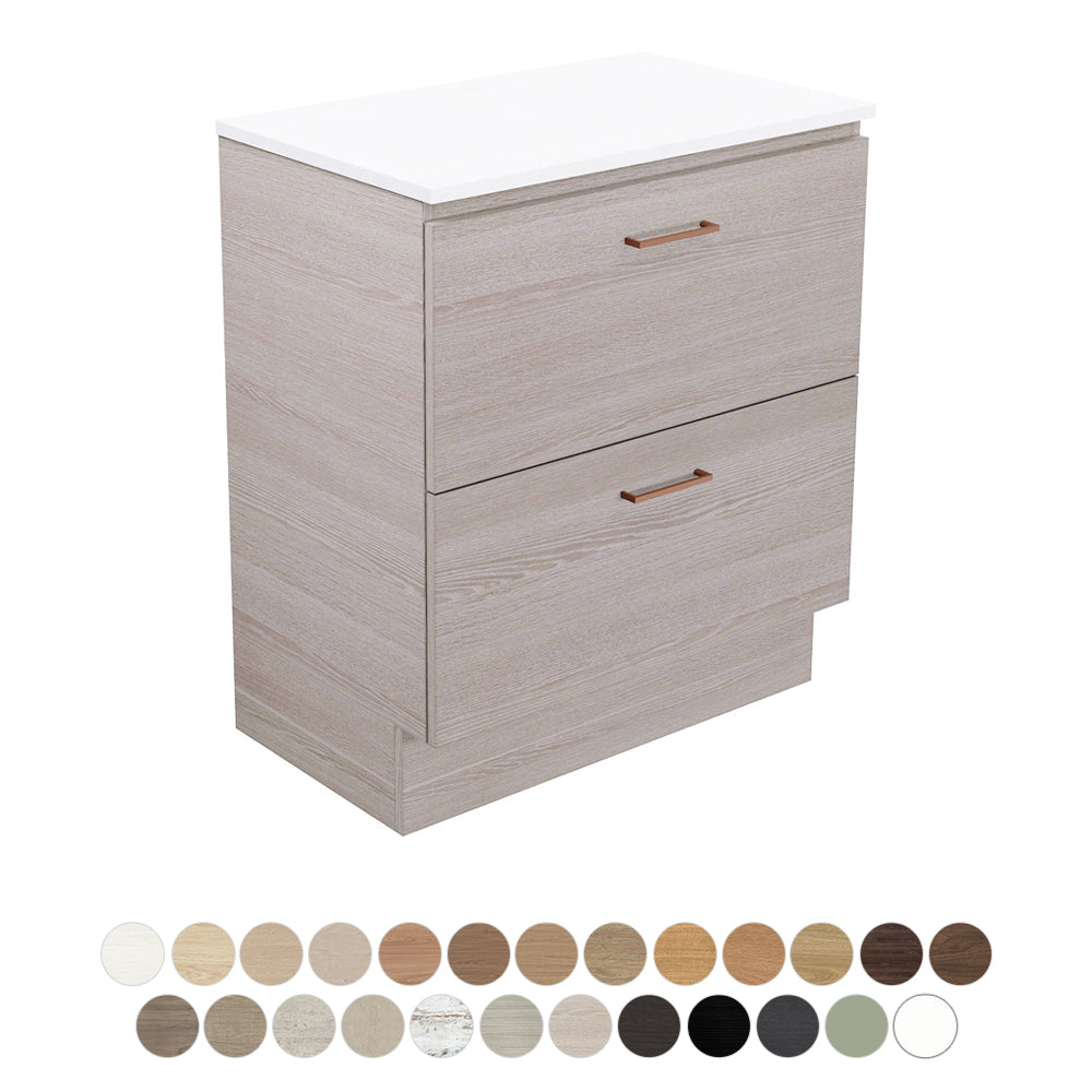 Fienza Carmen Floor Mounted All Drawer Vanity
