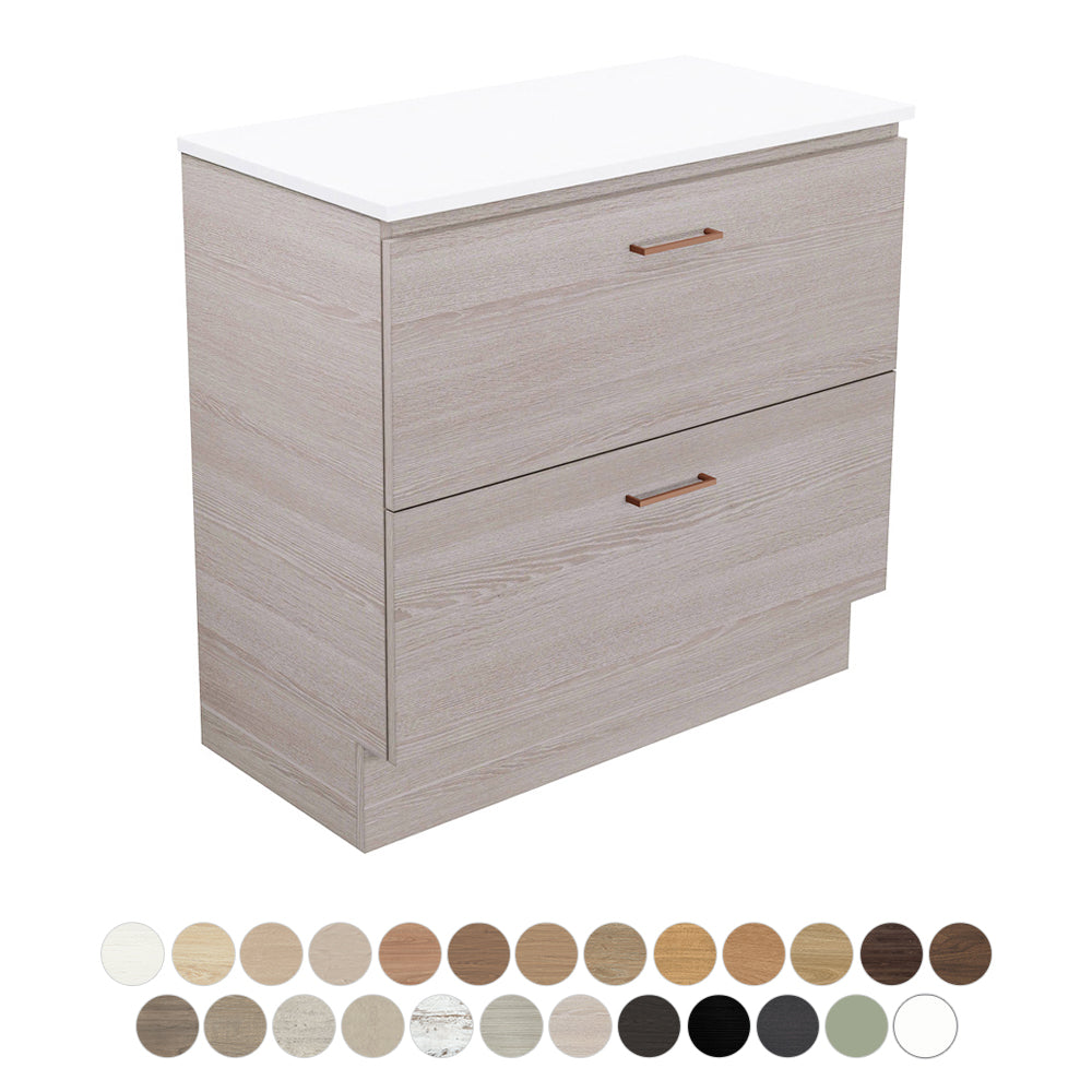 Fienza Carmen Floor Mounted All Drawer Vanity