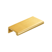 Momo Chelsea Solid Brass Lip Pull 96mm Brushed Satin Brass