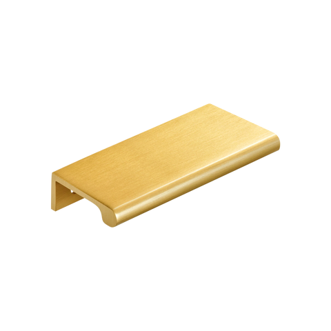 Momo Chelsea Solid Brass Lip Pull 96mm Brushed Satin Brass