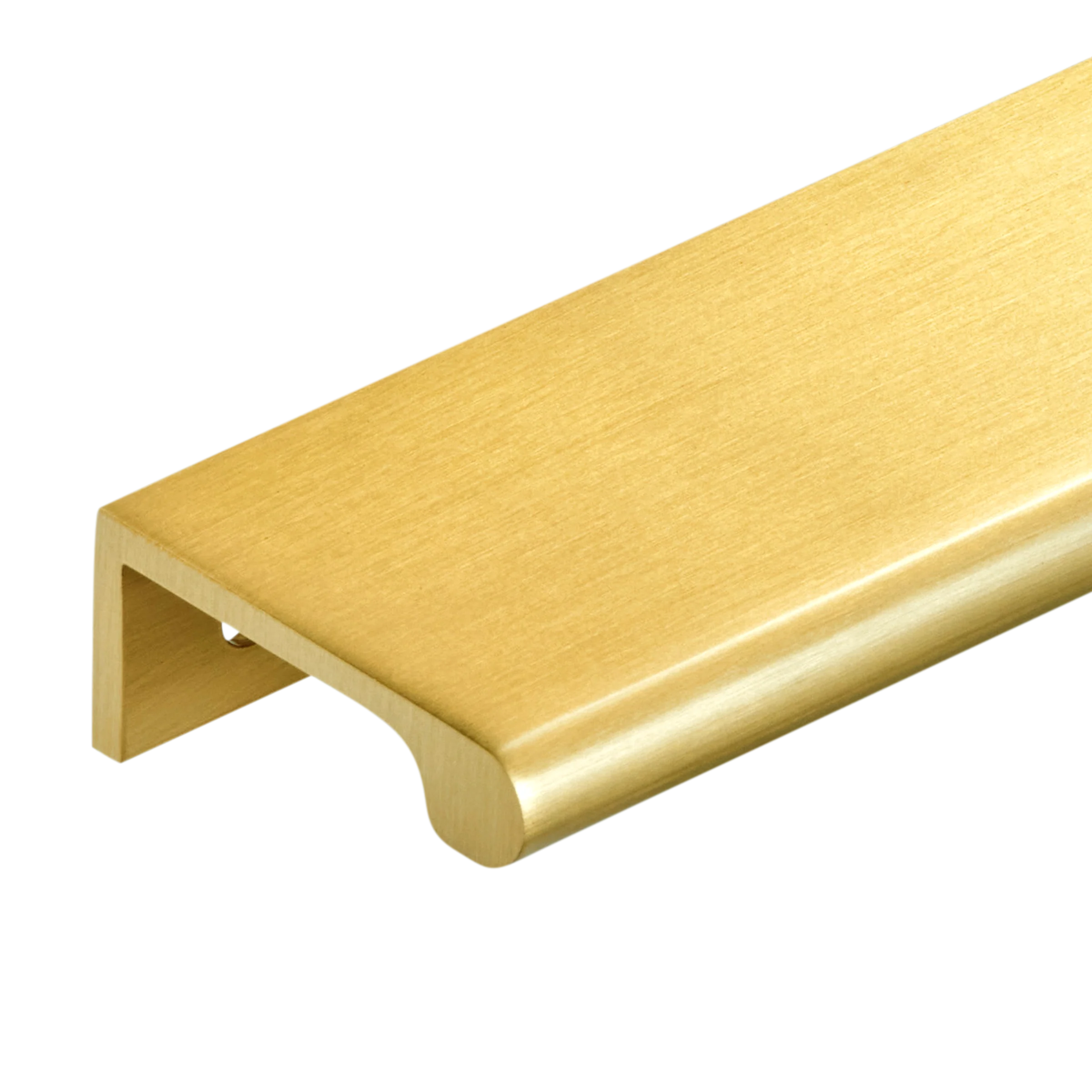 Momo Chelsea Solid Brass Lip Pull 96mm Brushed Satin Brass